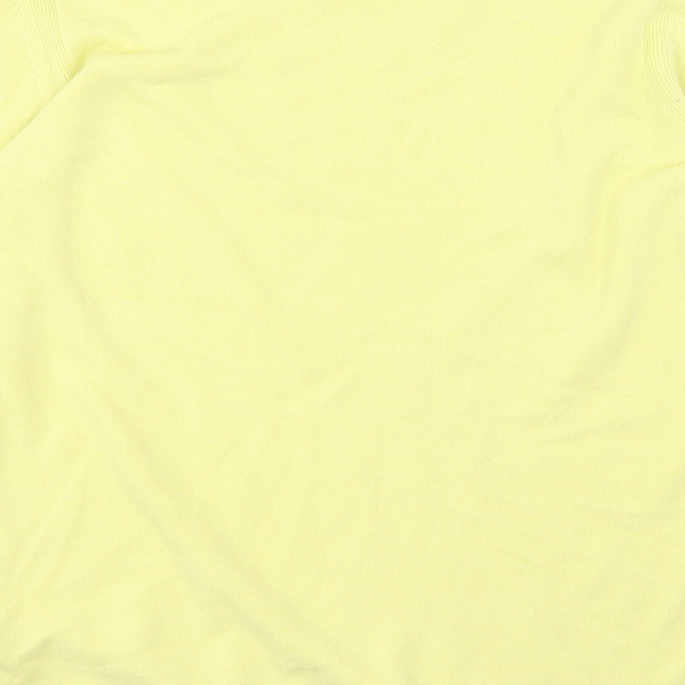 Marks and Spencer Womens Yellow  Knit Pullover Jumper Size 20