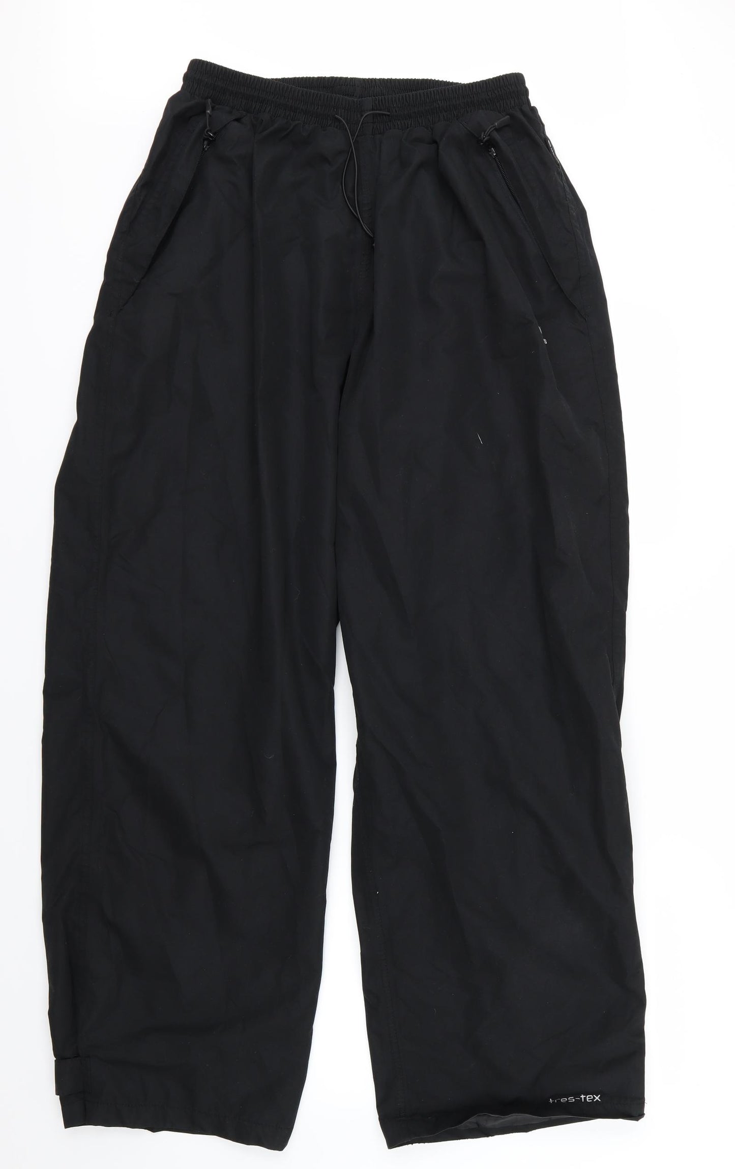 Trespass Mens Black   Rain Trousers Trousers Size 2XL L31 in