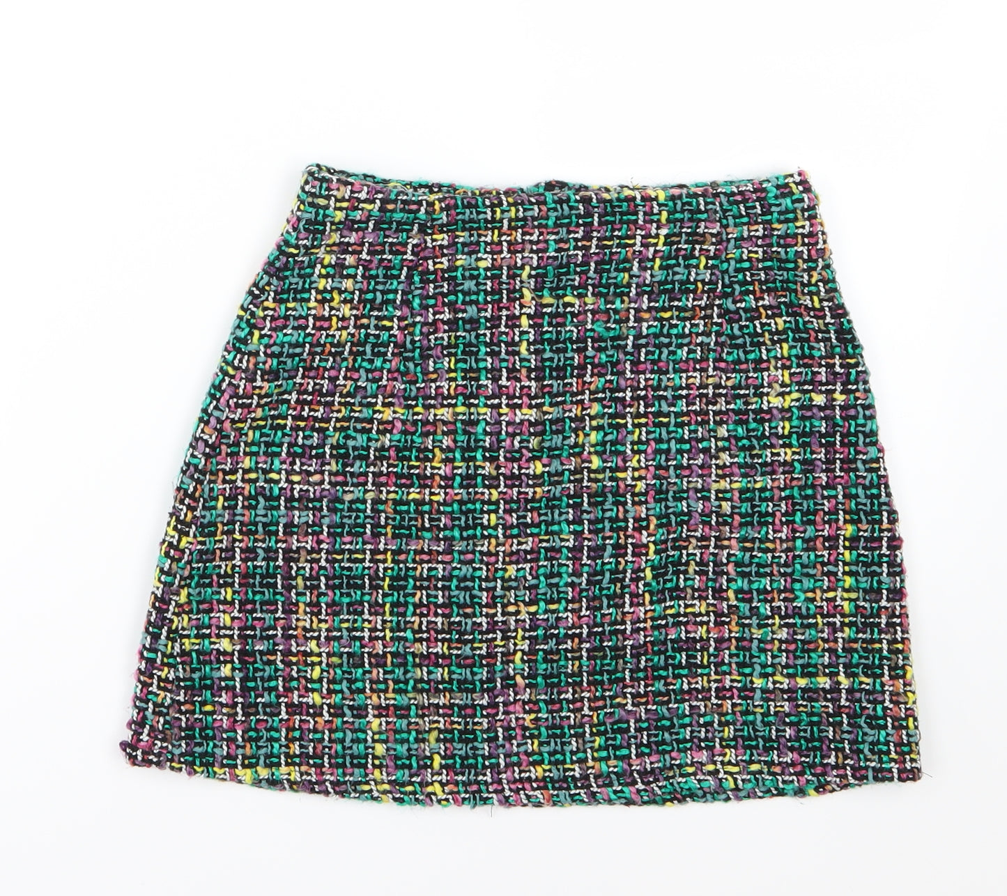 Primark Womens Multicoloured Striped  A-Line Skirt Size 6
