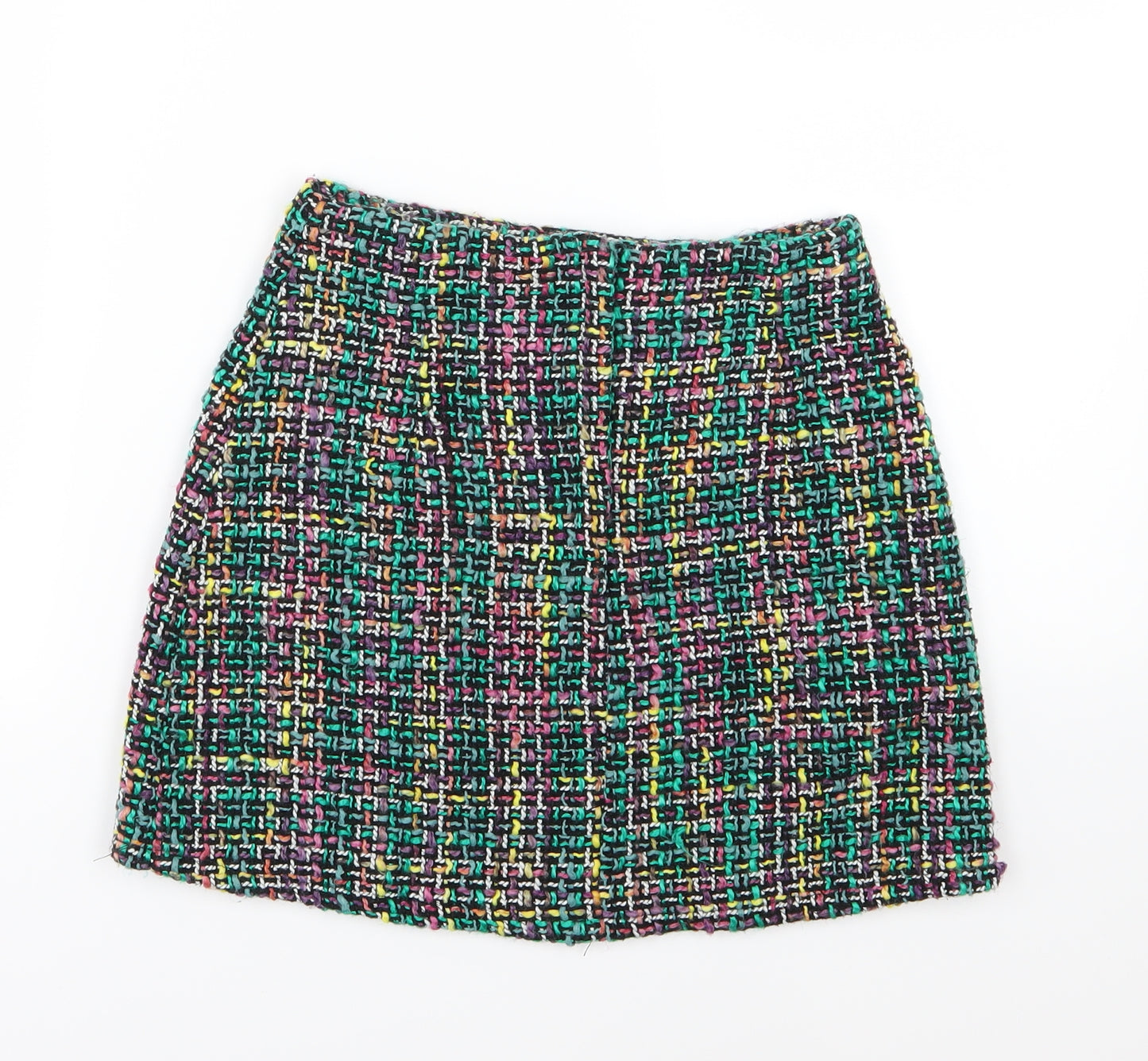 Primark Womens Multicoloured Striped  A-Line Skirt Size 6
