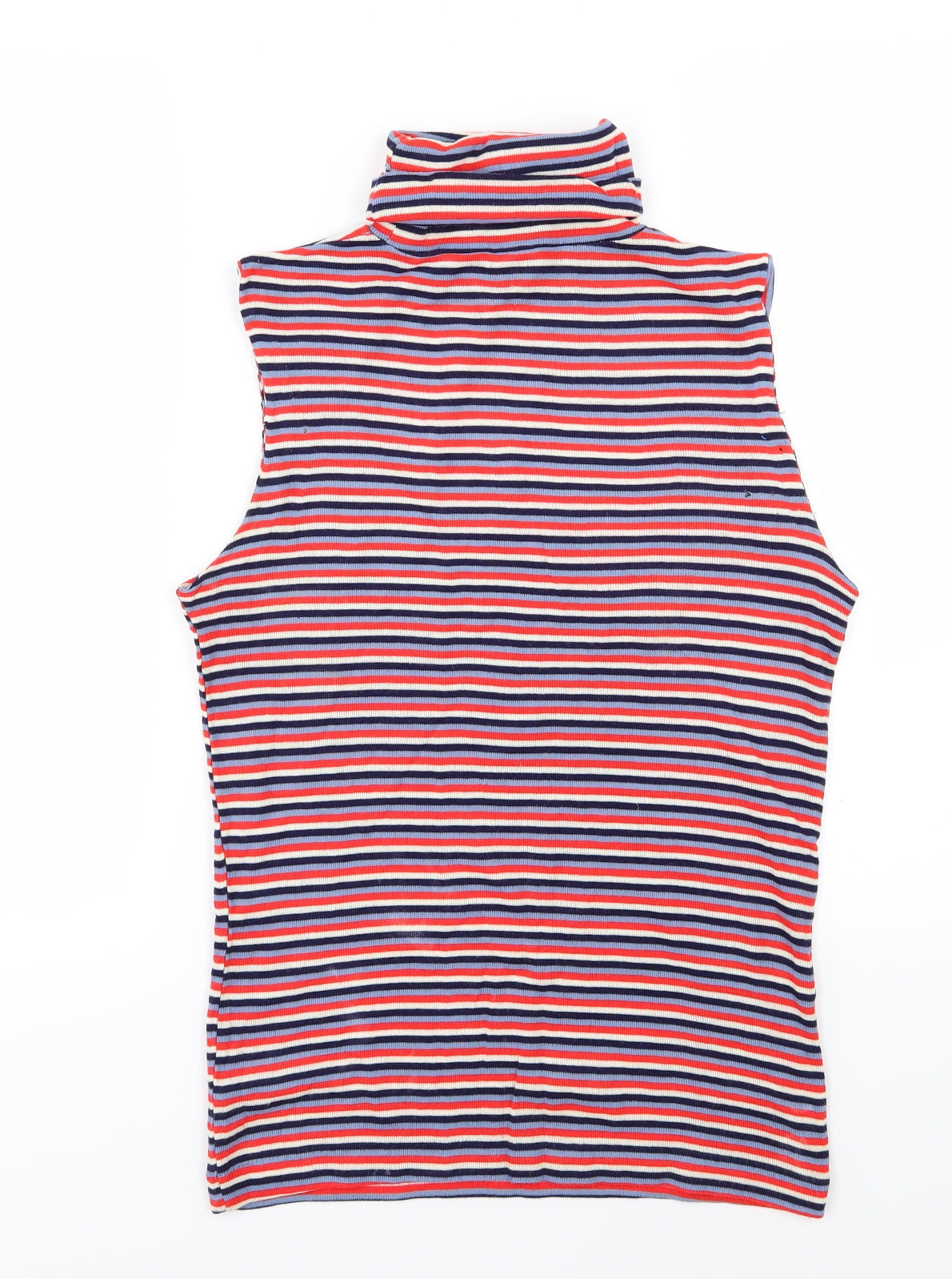 C&A Womens Multicoloured Striped Knit Pullover Jumper Size 16