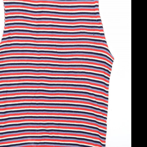 C&A Womens Multicoloured Striped Knit Pullover Jumper Size 16