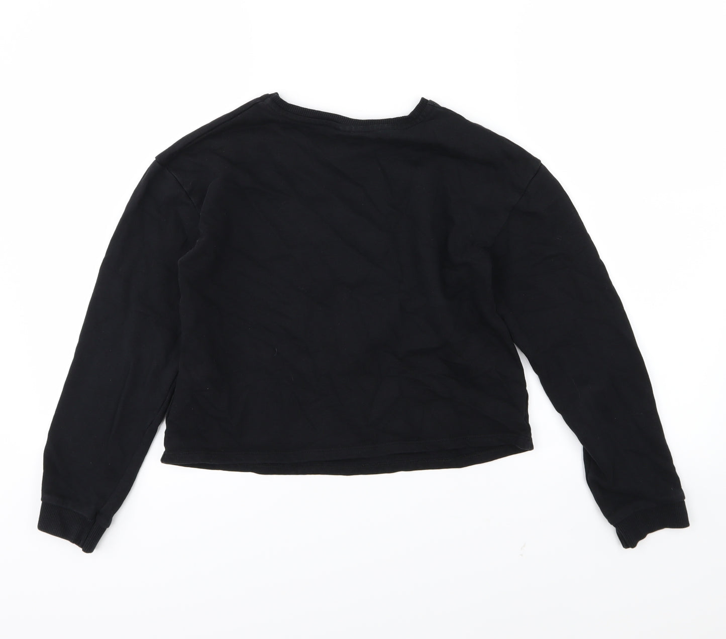 George Girls Black  Jersey Pullover Sweatshirt Size 12-13 Years  - Friends