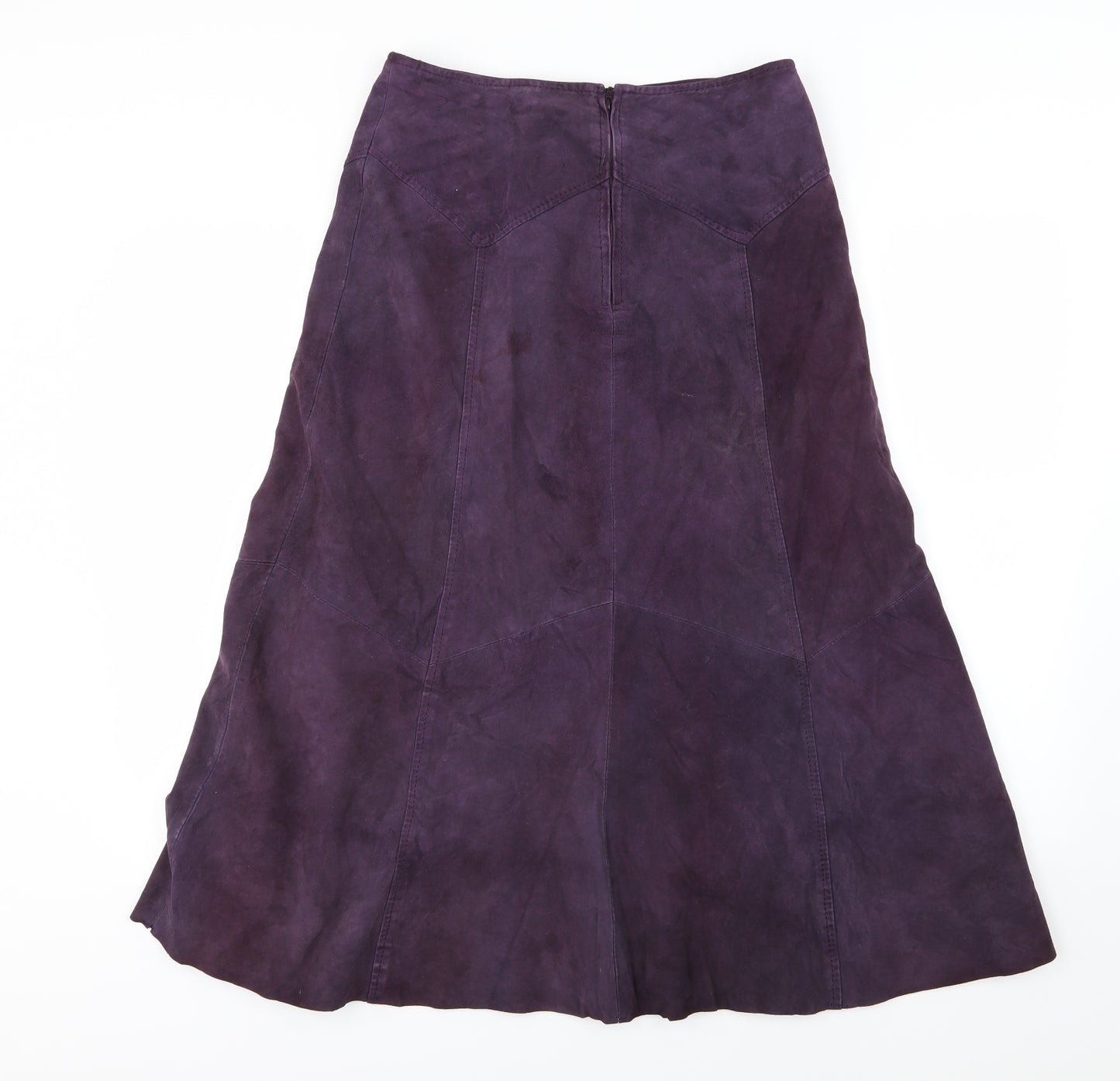 Preworn Womens Purple   A-Line Skirt Size 14