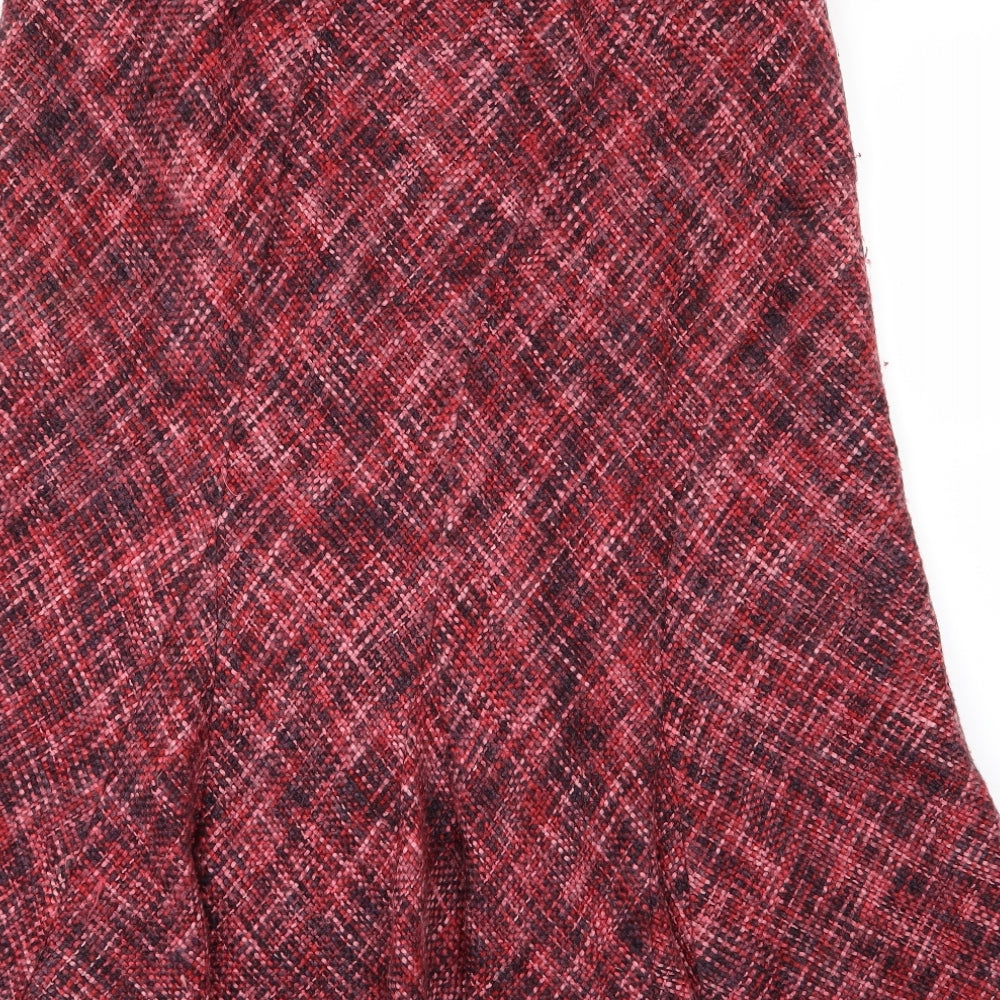 Roman Womens Multicoloured Striped Knit A-Line Skirt Size 18