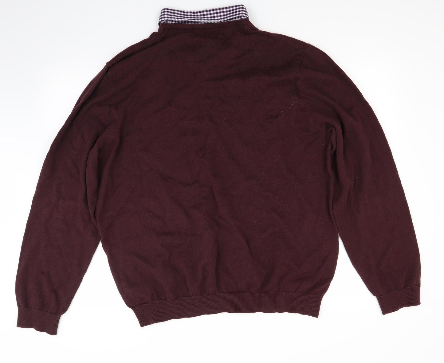 Marks and Spencer Mens Red   Pullover Jumper Size 2XL