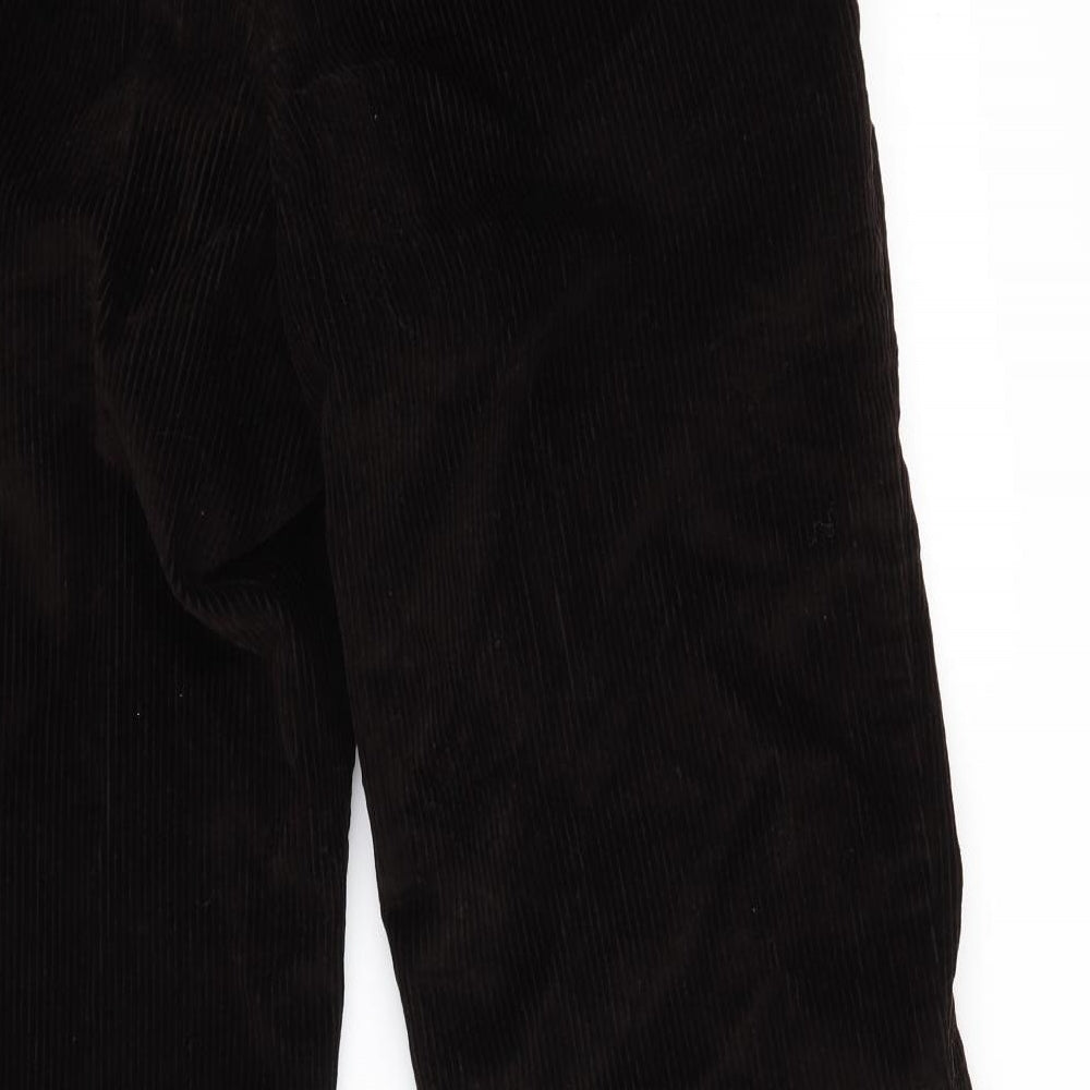 Marks and Spencer Mens Brown  Corduroy Trousers  Size 32 L29 in
