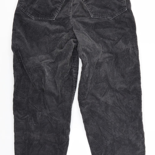 Fiorucci Mens Black  Corduroy Trousers  Size 28 L28 in