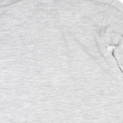 Mia Moda Womens Grey   Pullover Jumper Size M