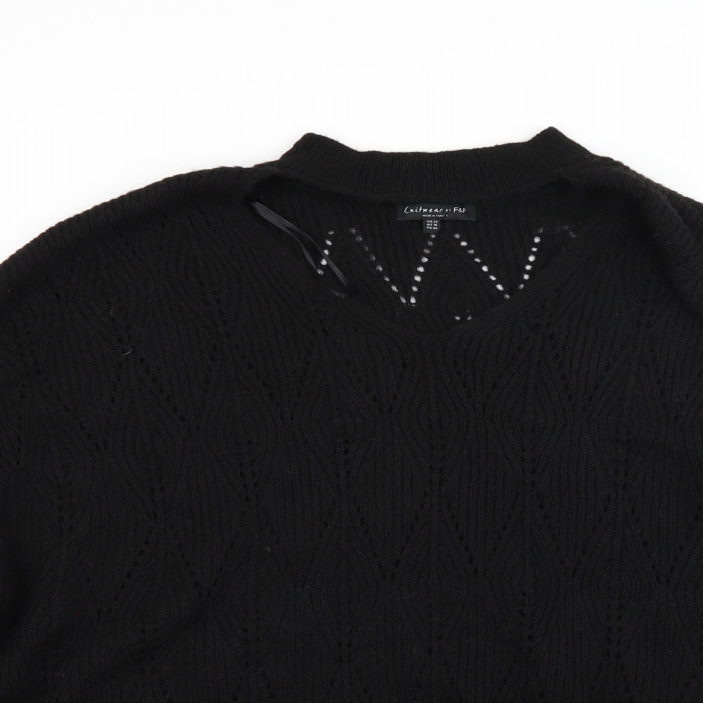 F&F Womens Black   Pullover Jumper Size 20