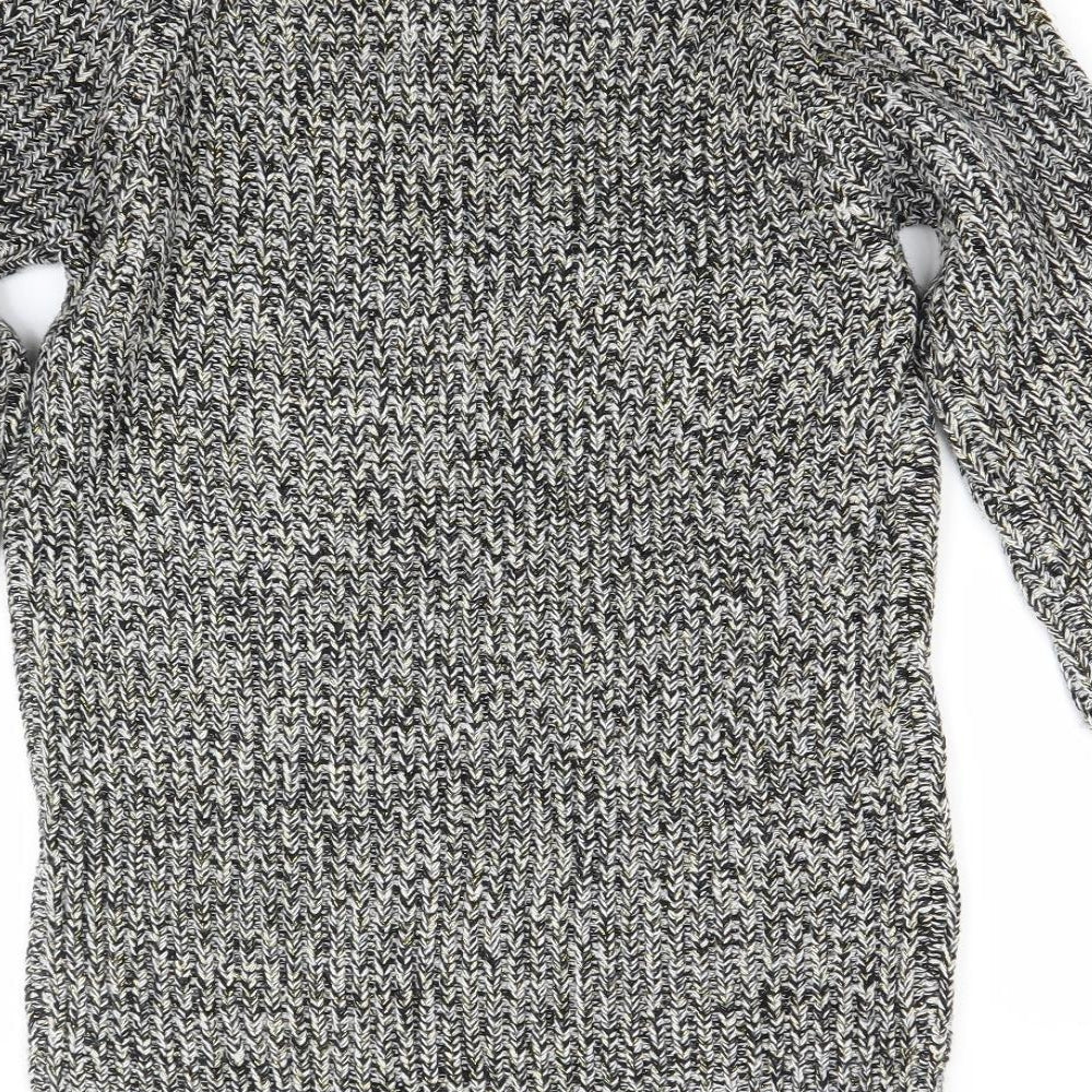 Peacocks Womens Grey  Knit Jumper Dress  Size 12