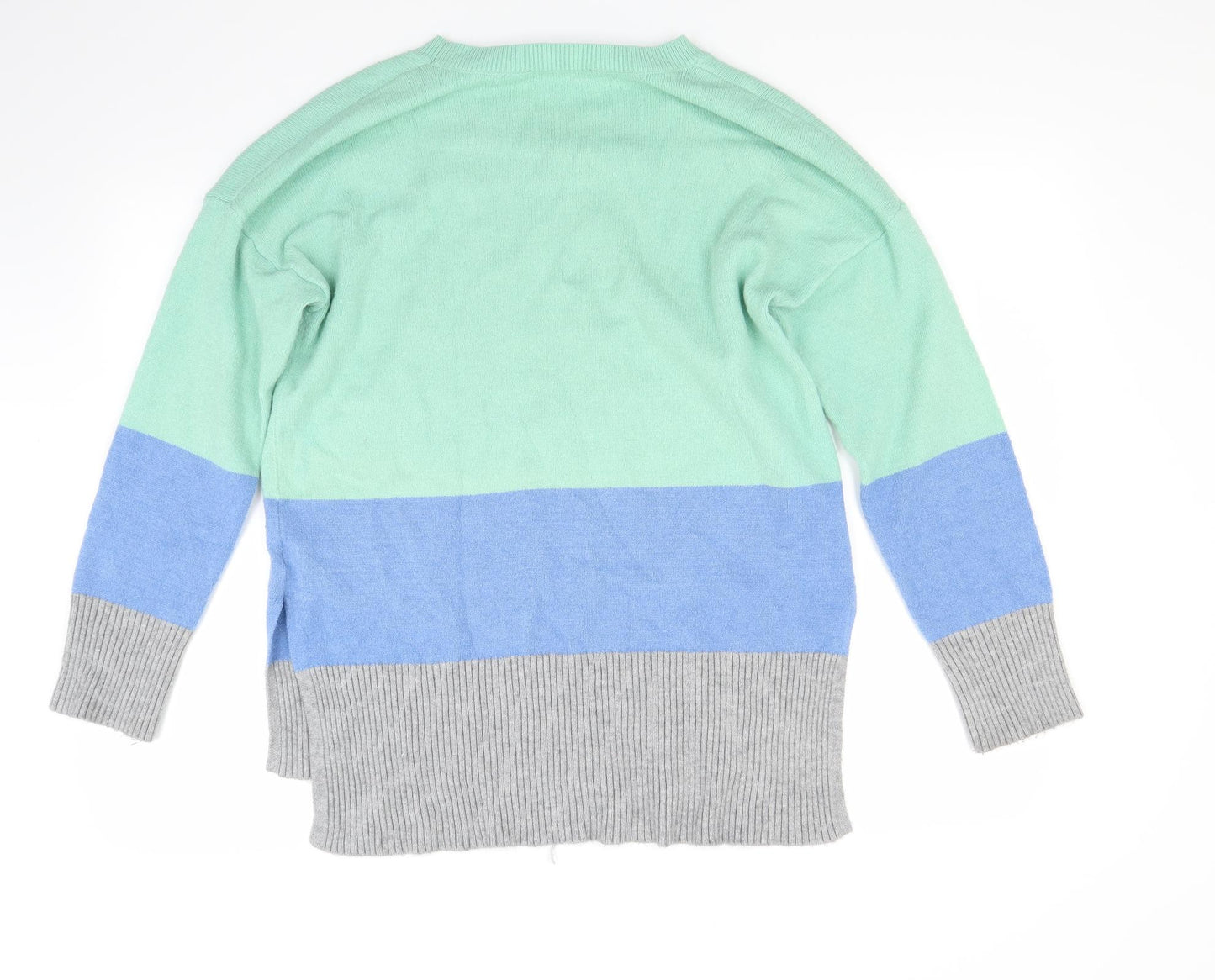 Oasis Womens Green  Knit Pullover Jumper Size M