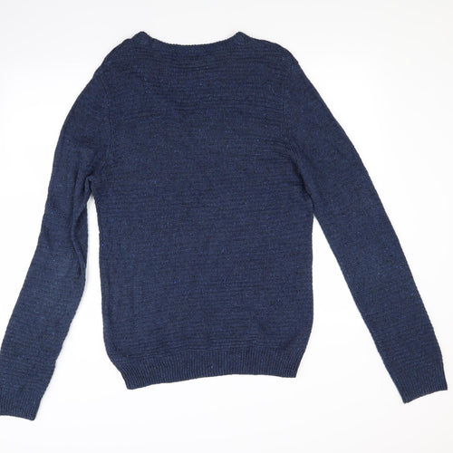 Ceader wood state Womens Blue  Knit Jumper Dress  Size L
