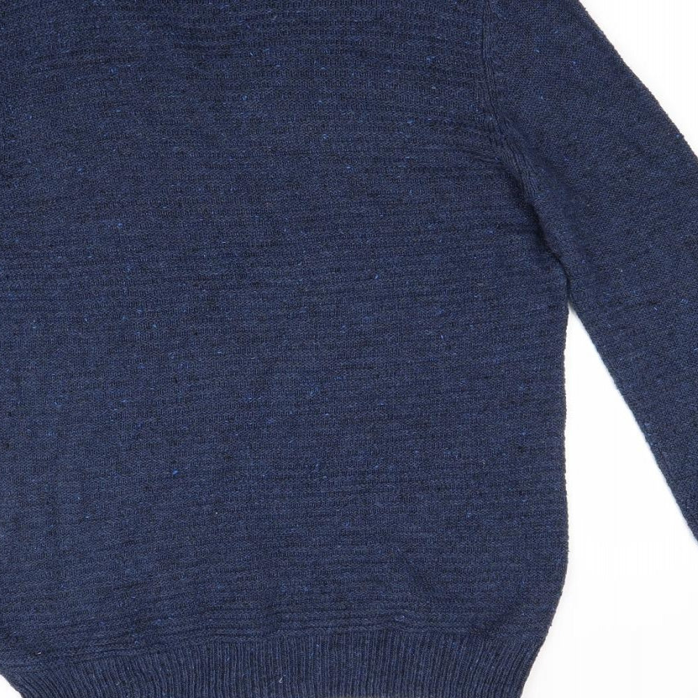 Ceader wood state Womens Blue  Knit Jumper Dress  Size L
