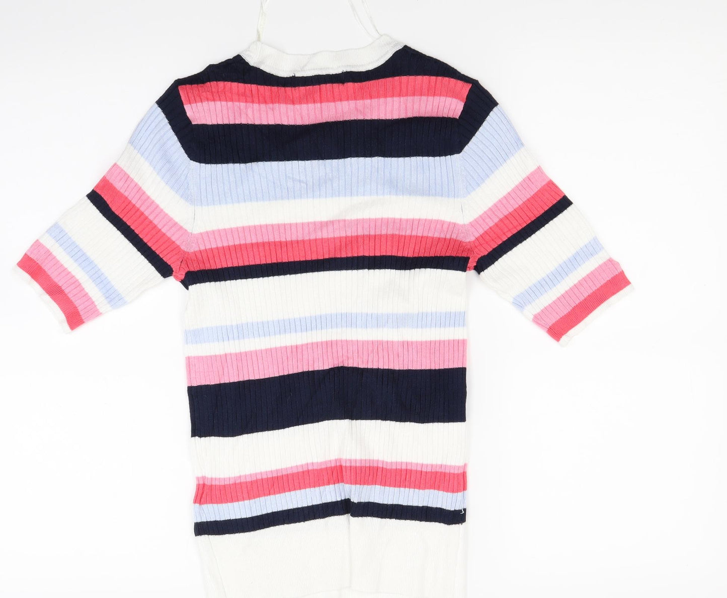 Marks and Spencer Womens Multicoloured Striped Knit Pullover Jumper Size 10