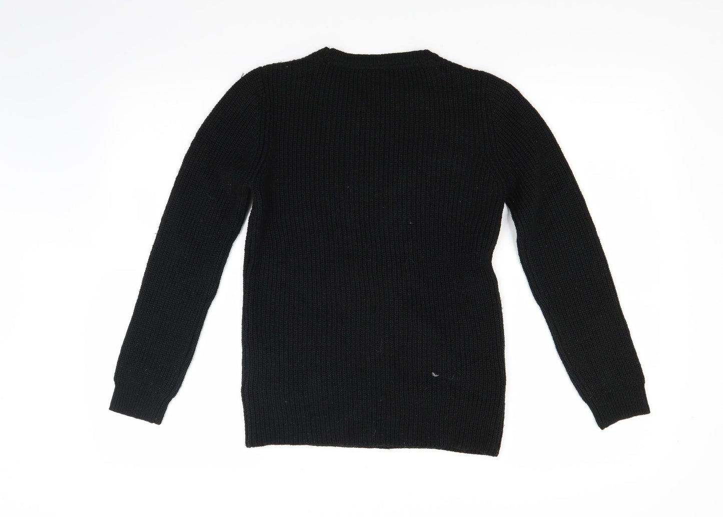 Primark Girls Black   Pullover Jumper Size 11-12 Years