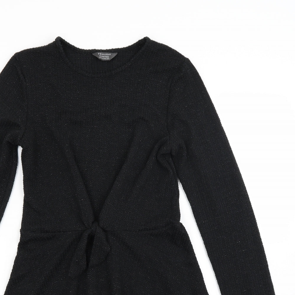 Primark Girls Black   Fit & Flare  Size 12 Years