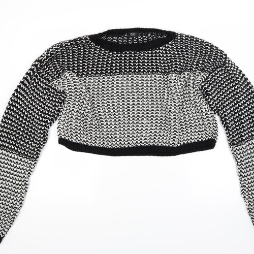 F&F Womens Grey  Knit Pullover Jumper Size 14