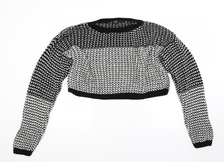 F&F Womens Grey  Knit Pullover Jumper Size 14