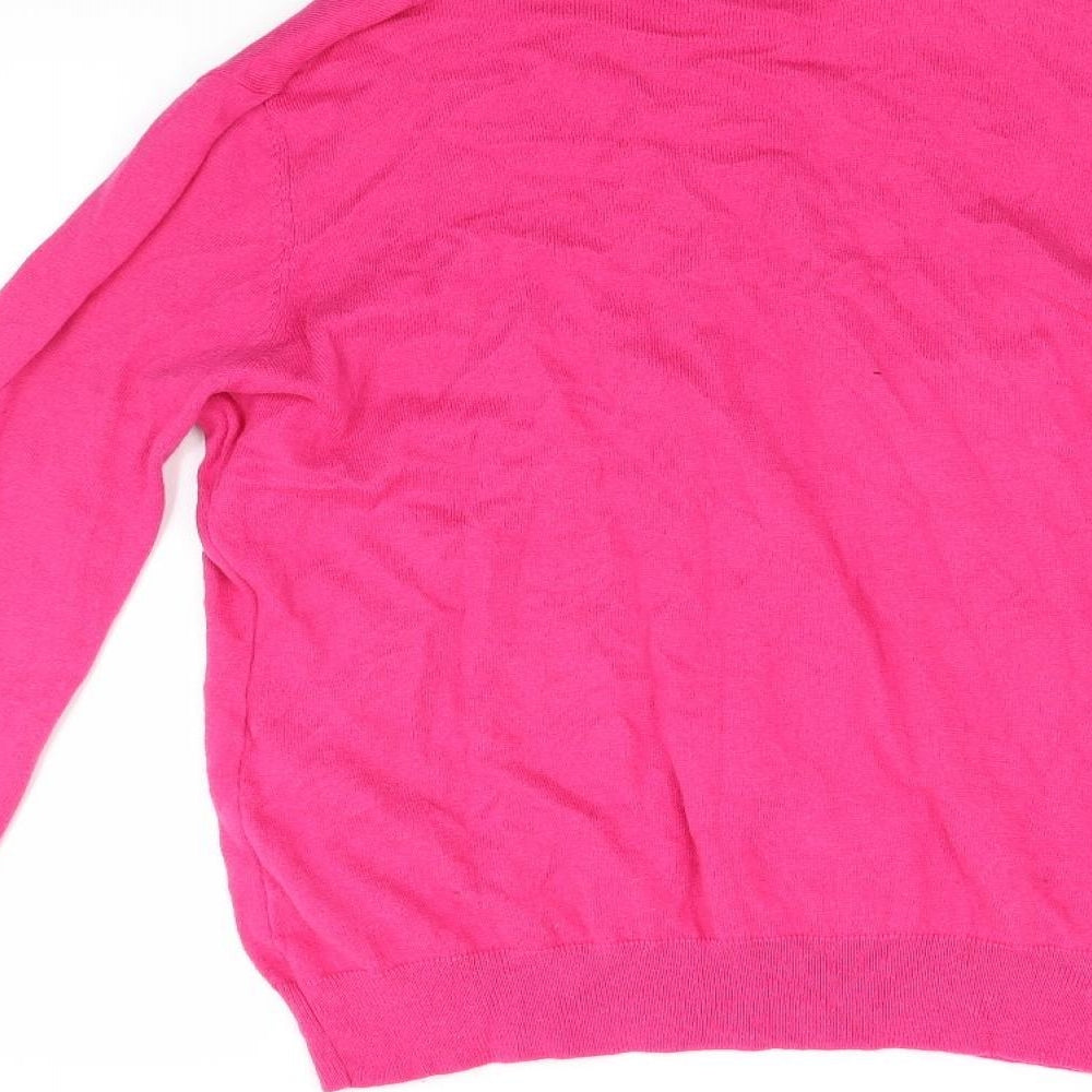 NEXT Womens Red  Knit Pullover Jumper Size 14