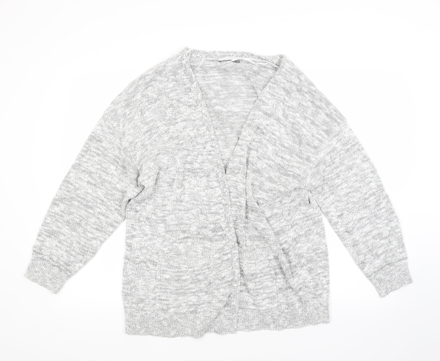 Nutmeg Womens Grey   Cardigan Jumper Size 14