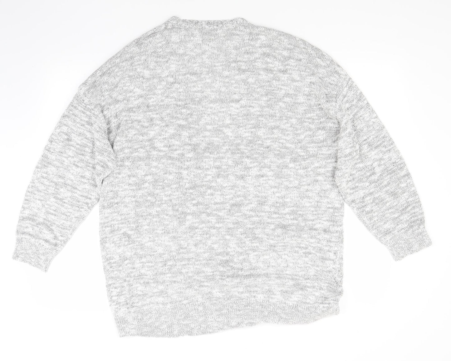 Nutmeg Womens Grey   Cardigan Jumper Size 14