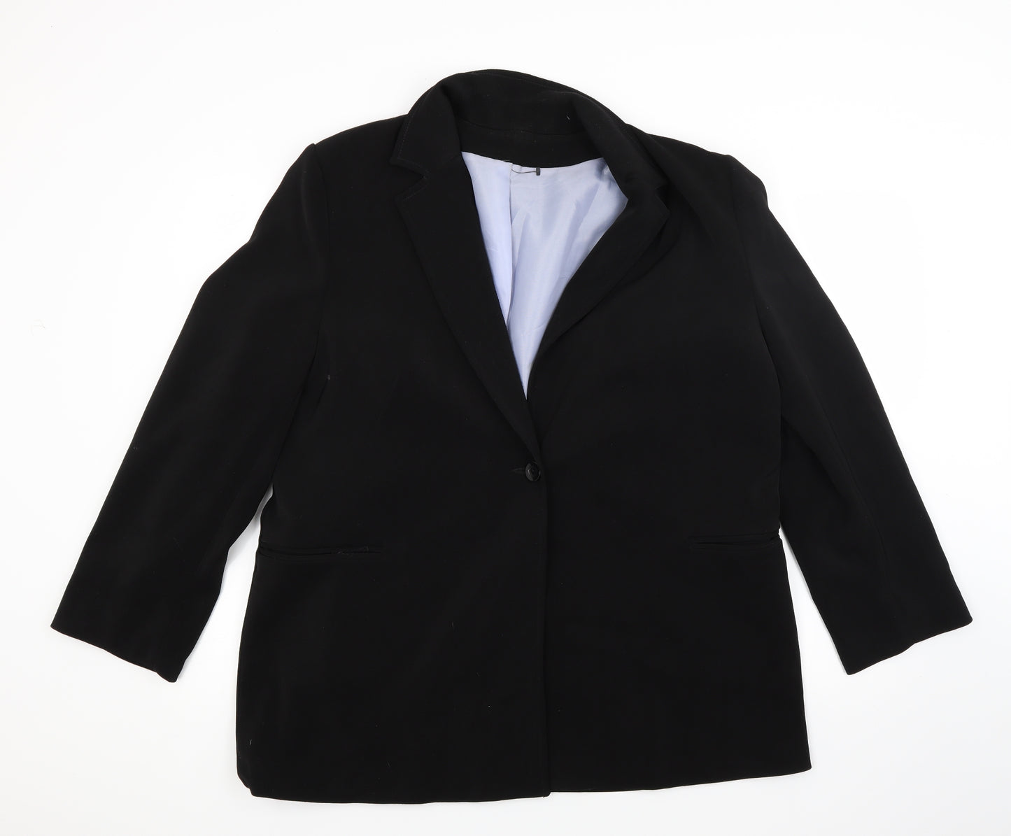 Inspire Womens Black   Jacket Coat Size 20
