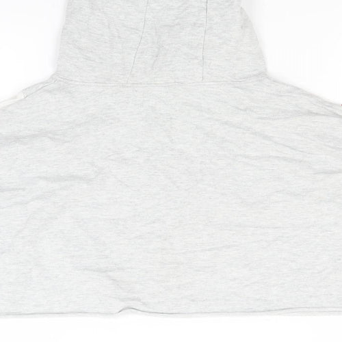 NEXT Girls Grey  Jersey Pullover Hoodie Size 9 Years