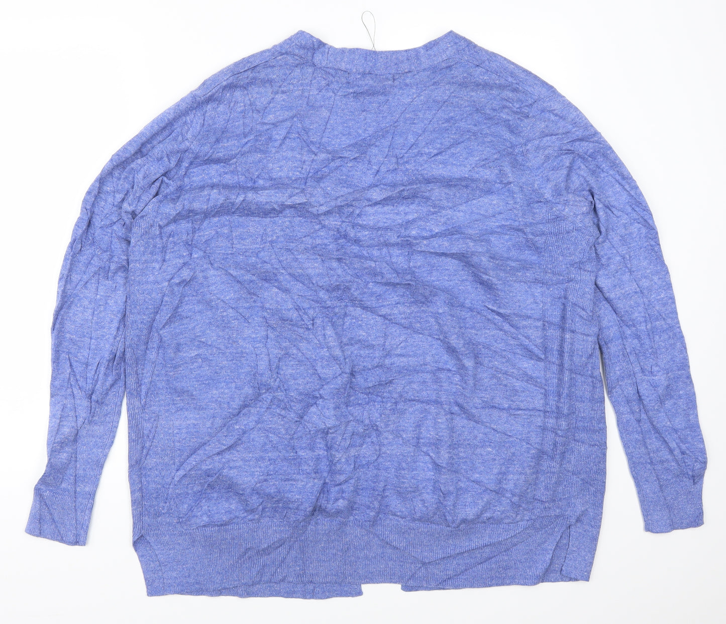 Marks and Spencer Womens Blue   Cardigan Jumper Size 16