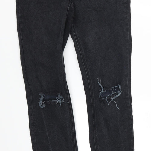 ASOS Womens Black  Denim Skinny Jeans Size 26 L33 in
