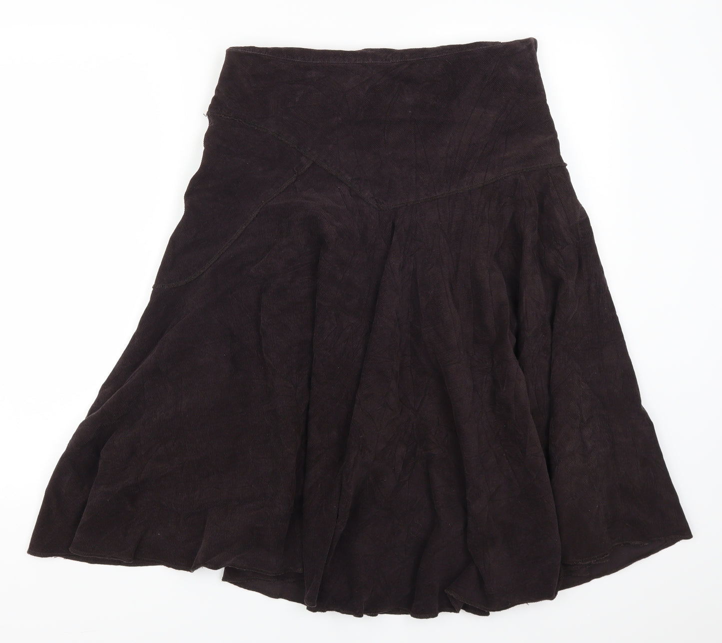Phase Eight Womens Purple  Corduroy Peasant Skirt Size 32 in