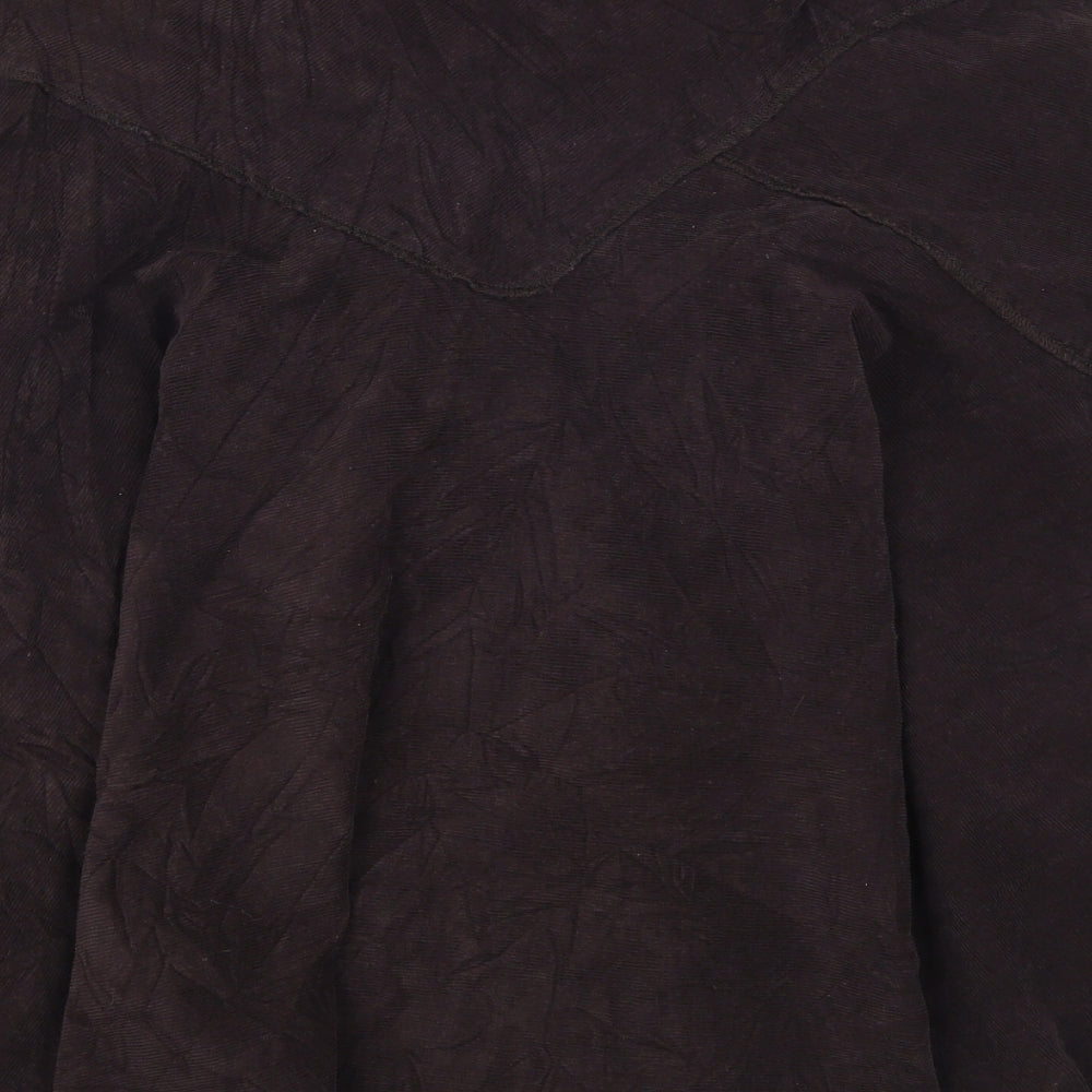 Phase Eight Womens Purple  Corduroy Peasant Skirt Size 32 in