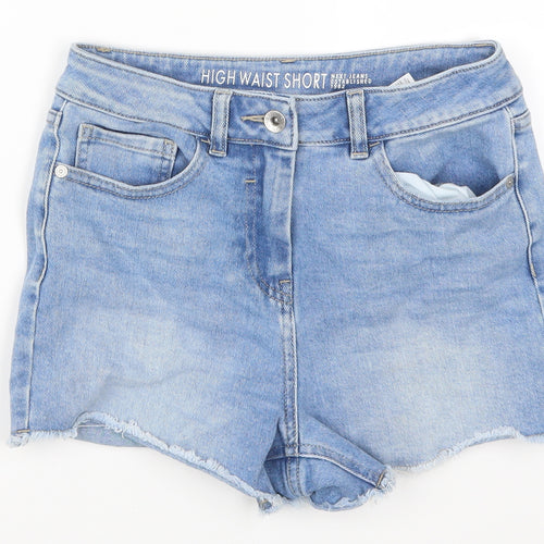 NEXT Womens Blue  Denim Hot Pants Shorts Size 6