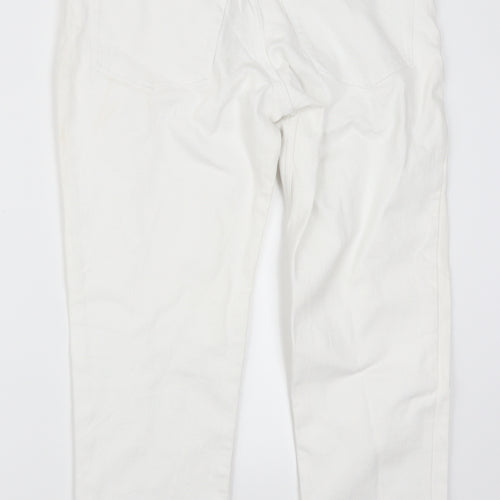Joie De Vivre Womens White  Denim Skinny Jeans Size 14 L27 in