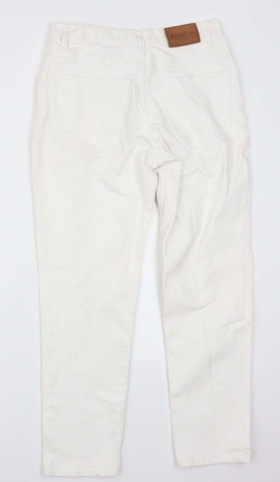 Joie De Vivre Womens White  Denim Skinny Jeans Size 14 L27 in