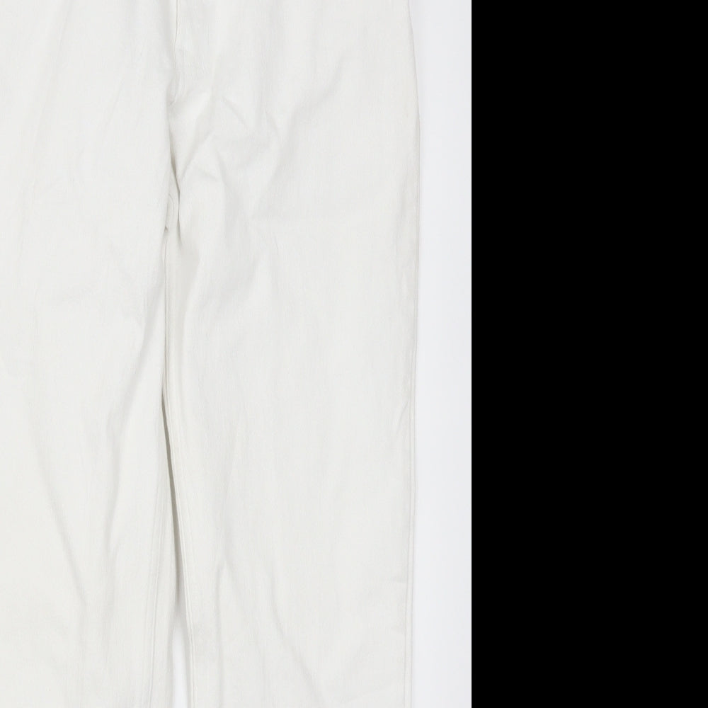 Joie De Vivre Womens White  Denim Skinny Jeans Size 14 L27 in