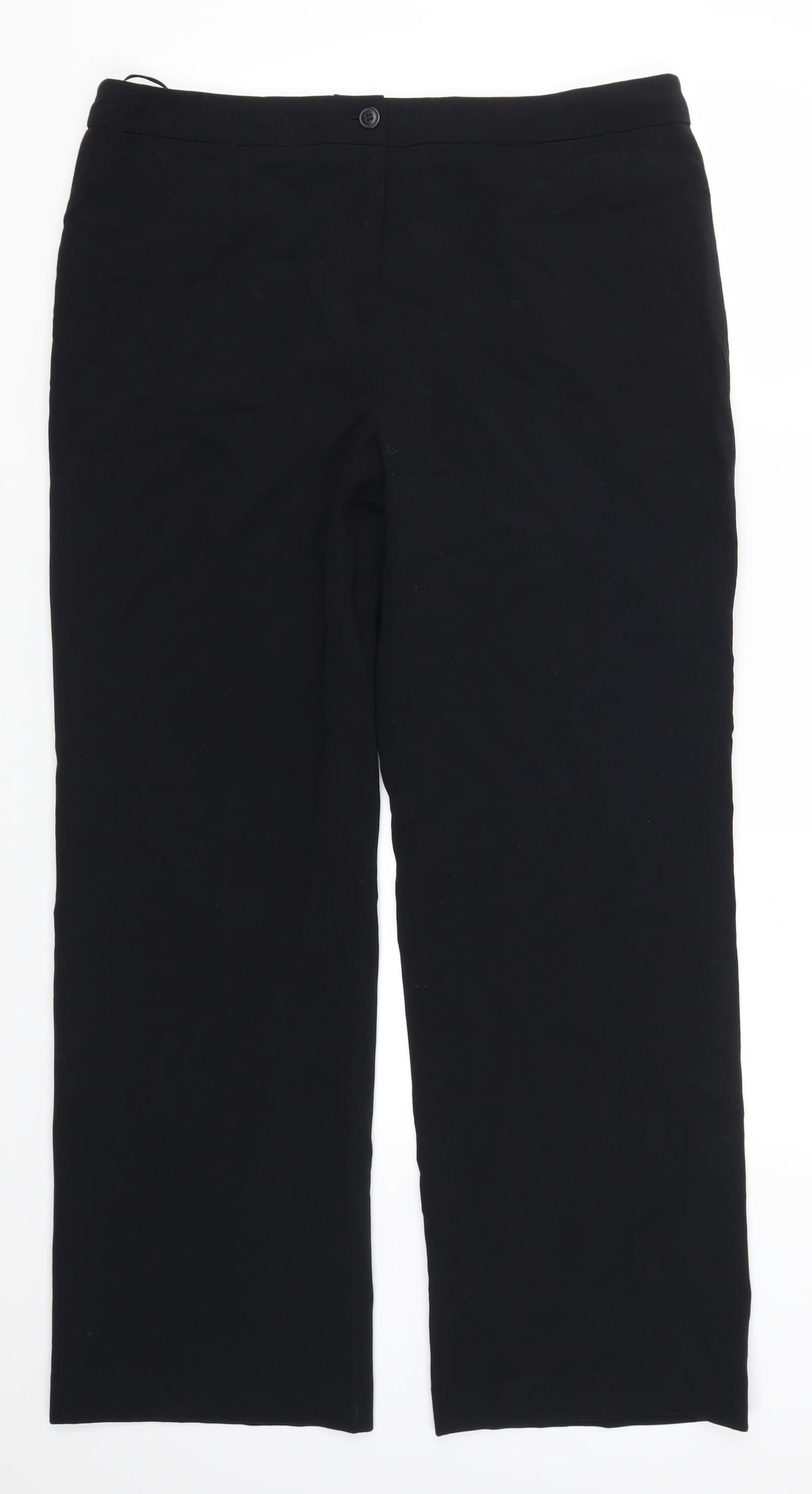 EWM Womens Black   Trousers  Size 14 L29 in
