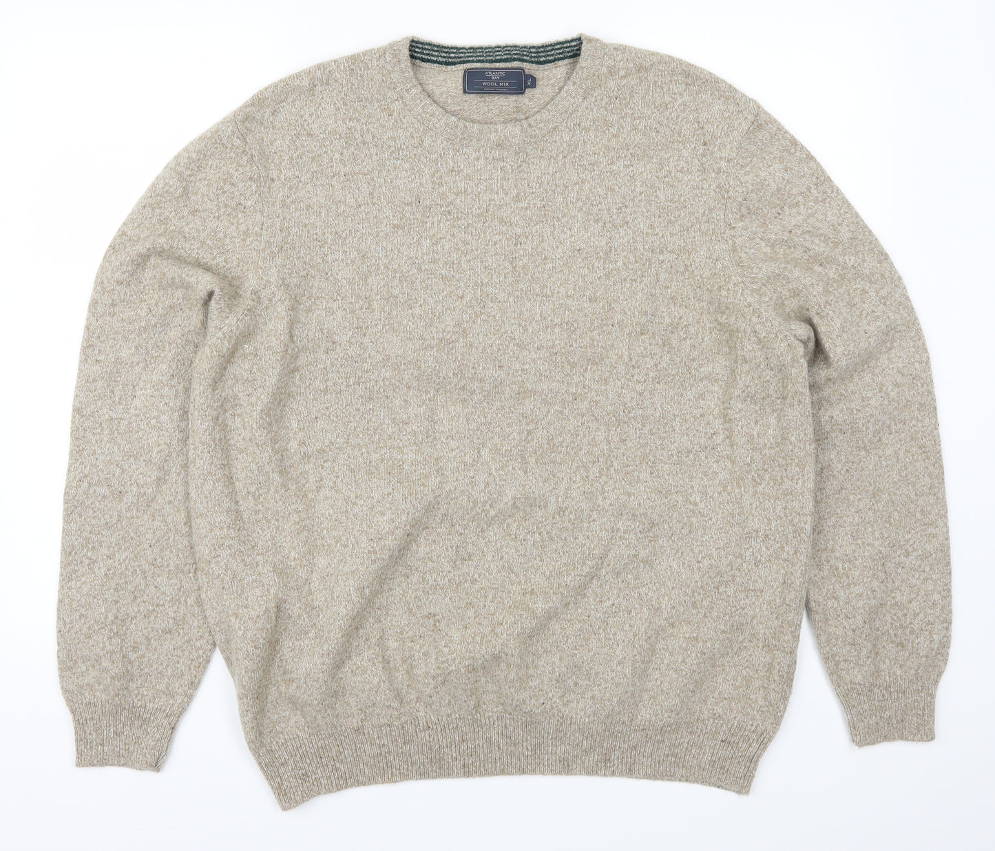 BHS Mens Beige   Pullover Jumper Size XL