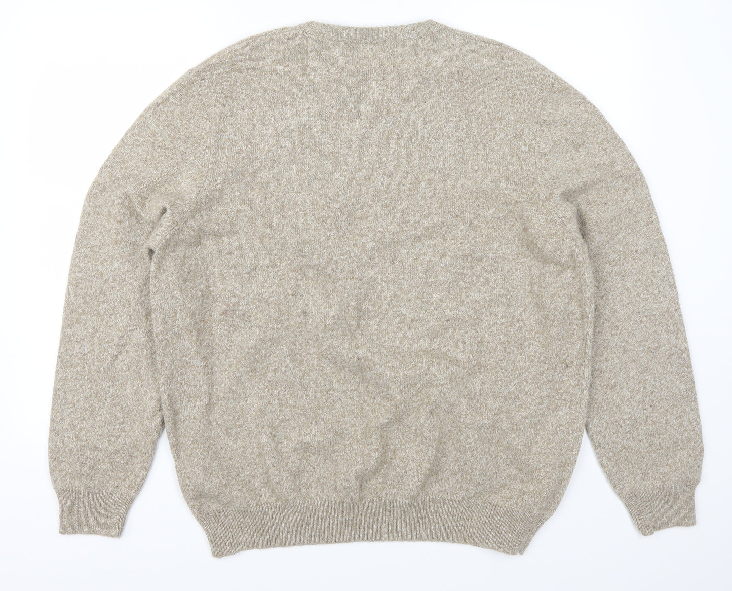 BHS Mens Beige   Pullover Jumper Size XL