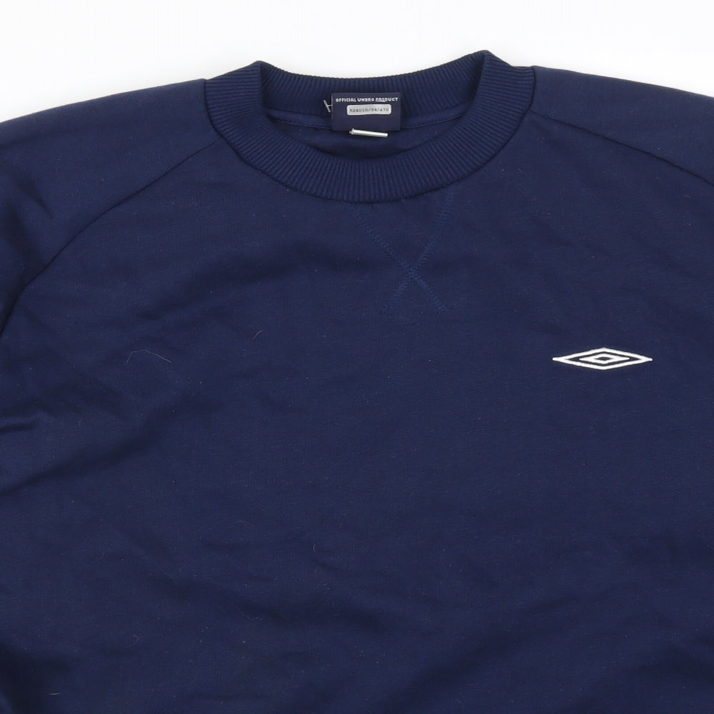 Umbro Mens Blue   Pullover Sweatshirt Size XL