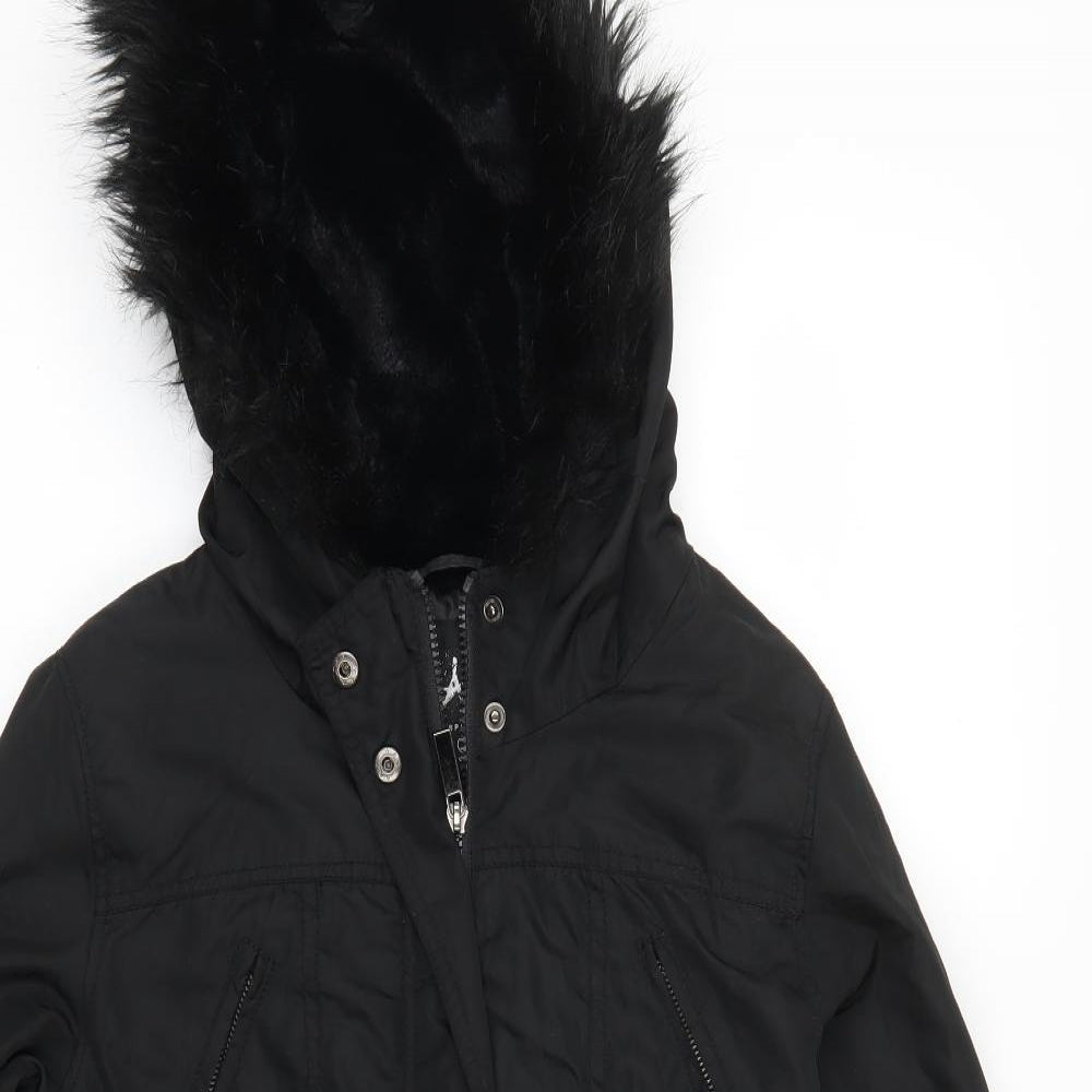 Atmosphere Womens Black   Parka Coat Size 8