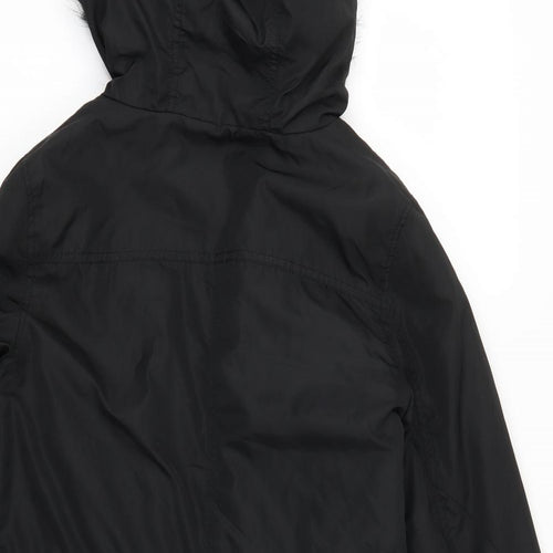 Atmosphere Womens Black   Parka Coat Size 8