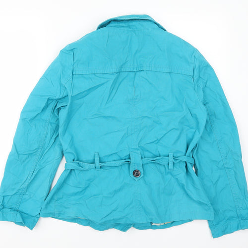 Debenhams Womens Blue   Pea Coat Coat Size 14