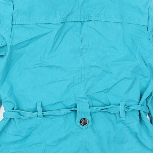 Debenhams Womens Blue   Pea Coat Coat Size 14