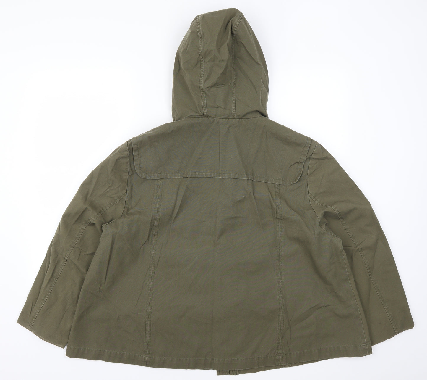 Rogers & Rogers Womens Green   Trench Coat Coat Size 22