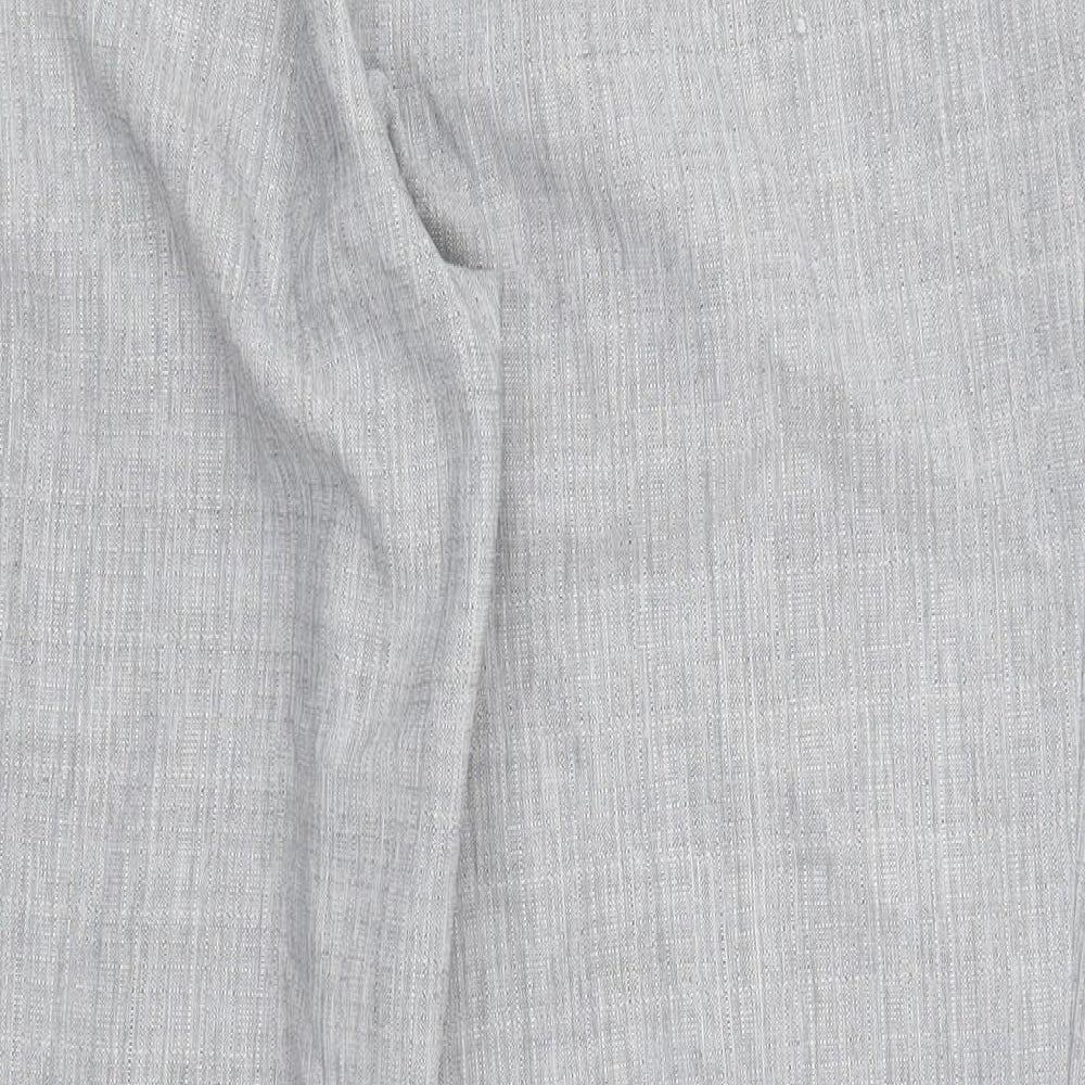 Marks and Spencer Womens Grey   Trousers  Size 16 L25 in