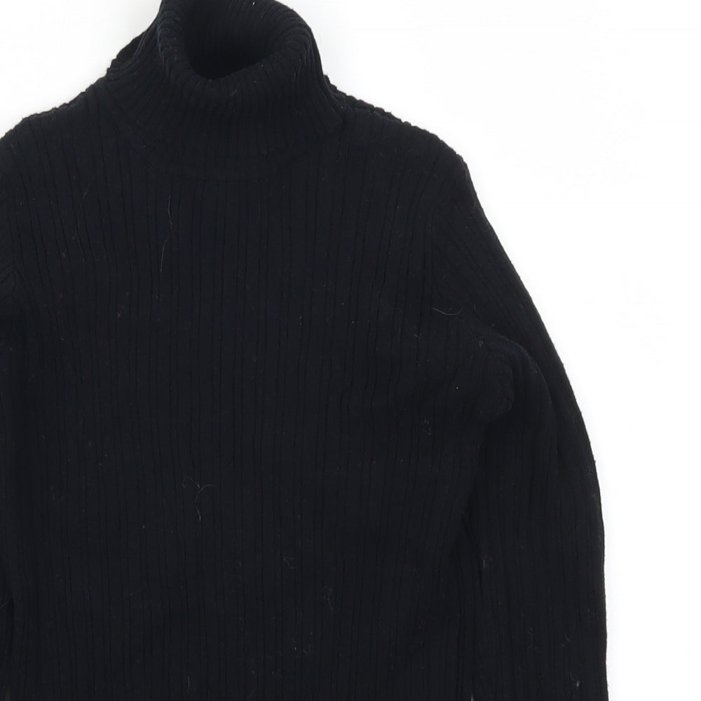 Nutmeg Girls Black   Pullover Jumper Size 10-11 Years