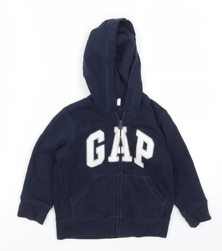 Gap Boys Blue   Full Zip Hoodie Size 2 Years