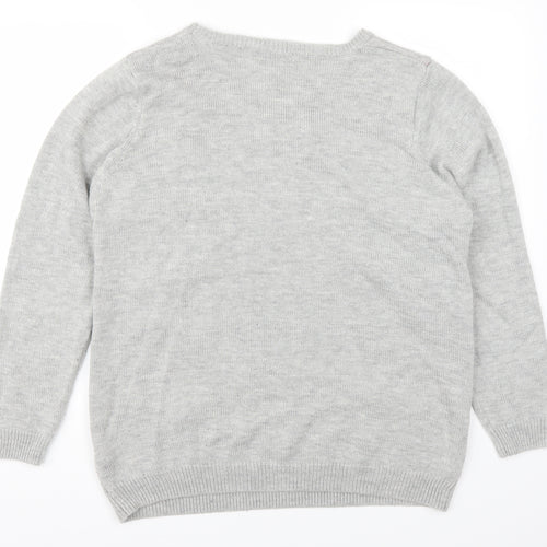 F&F Womens Grey   Pullover Jumper Size 20  - Christmas Penguin