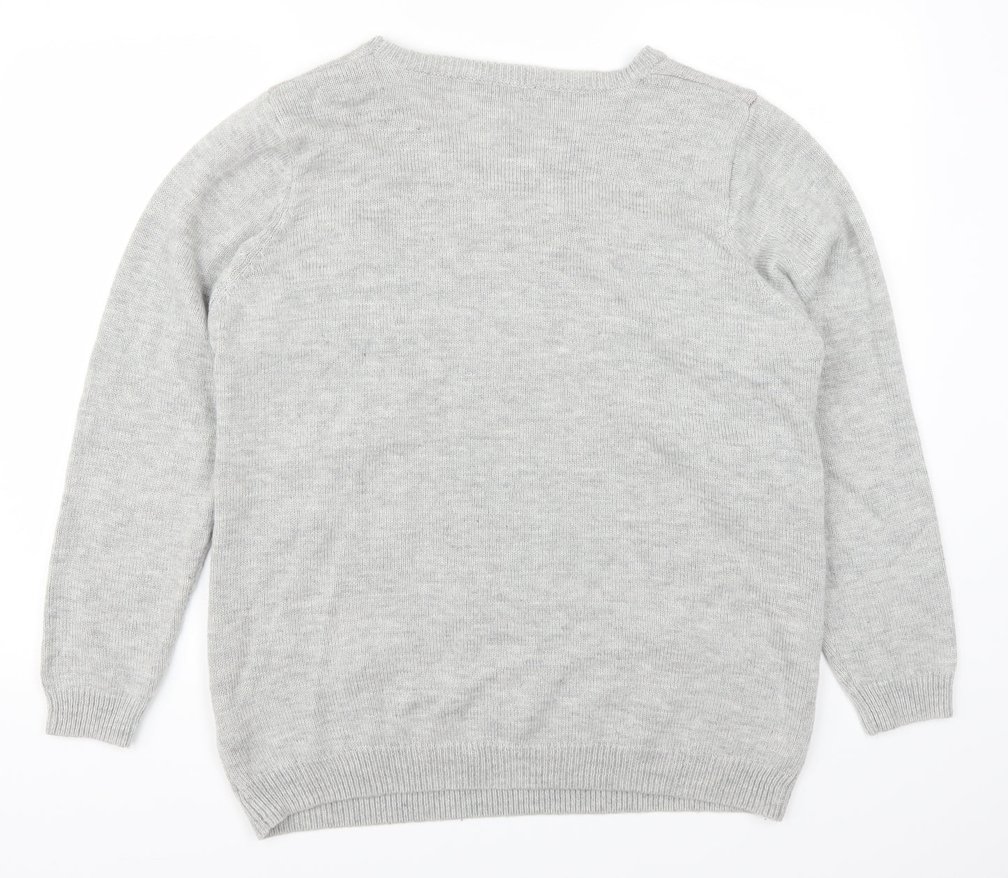 F&F Womens Grey   Pullover Jumper Size 20  - Christmas Penguin